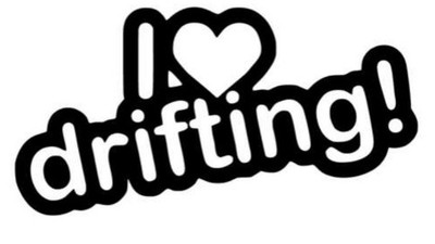 1x  Drifting,Auto Aufkleber , Sticker, 16x8cm, Racing, Film, Tuning, Driften