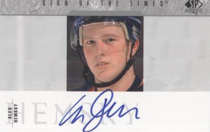 2003-04 SP Authentic - Ales Hemsky #SOT-AHY