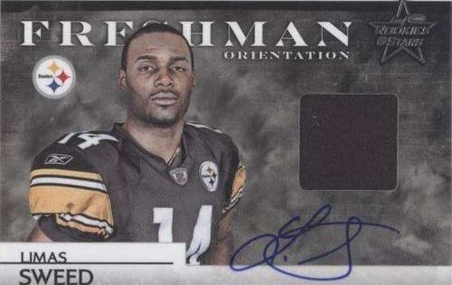 2008 Leaf Rookies & Stars Limas Sweed #FO-33