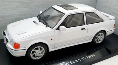 Model Car Group 1/18 Scale MCG18271 Ford Escort RS Turbo - White