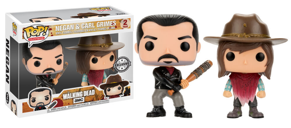 Funko Pop! Vinyl: The Walking Dead - 2 Pack- Negan & Carl - Books