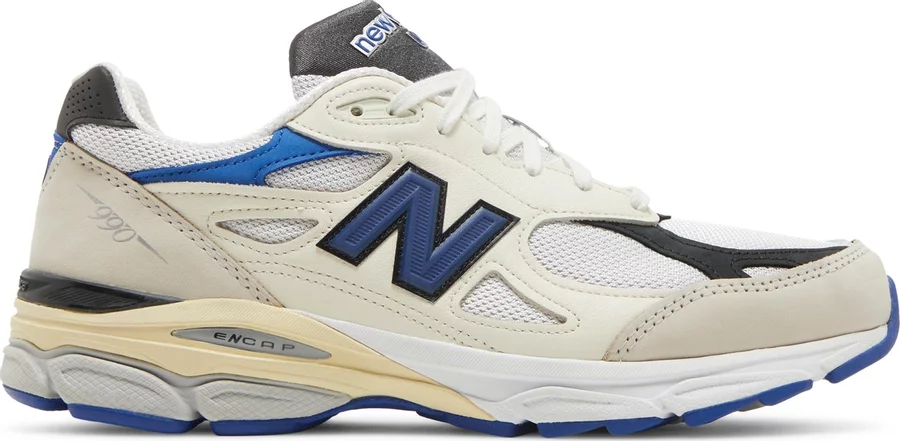 New Balance 990v3 Made in USA x Teddy Santis White Blue M990WB3 Мужские 5 EU37.5