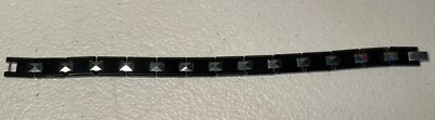 12.5m Tungsten & Ceramic Two Tone Geometric Shaped Link Bracelet 8.25''