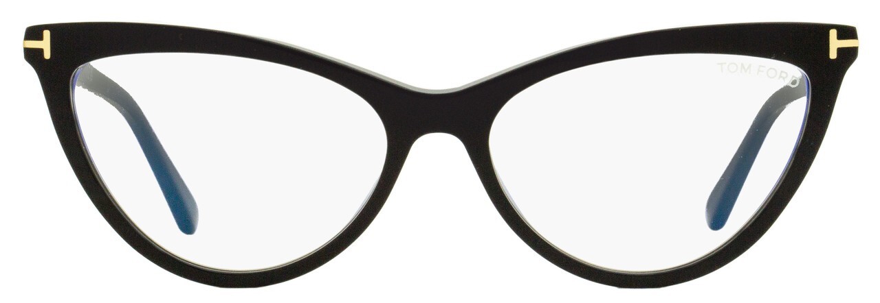 TOM FORD W3560LGO038G1N001 関税送料込 Tom Ford Blue Light Block With Grey Clip-On Cat Eye Ladies