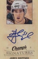 2009-10 Upper Deck Champ's - James Sheppard #CS-JS