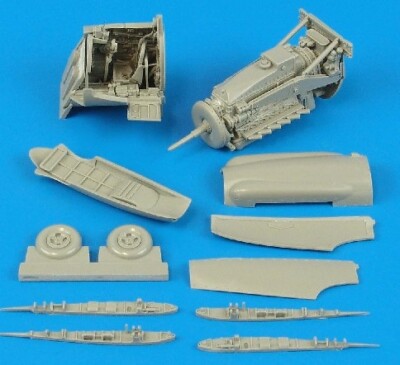 Aires Hobby 4338 1:48 Seafire FR46/FR47 Detail Set For ARX D