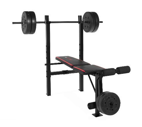 Cap Comfortable Strength Standard Combo Weight Bench W 100lb