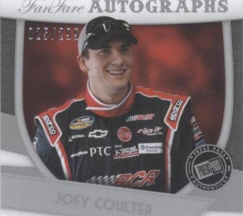 2012 Press Pass Fanfare - Joey Coulter #FF-JC