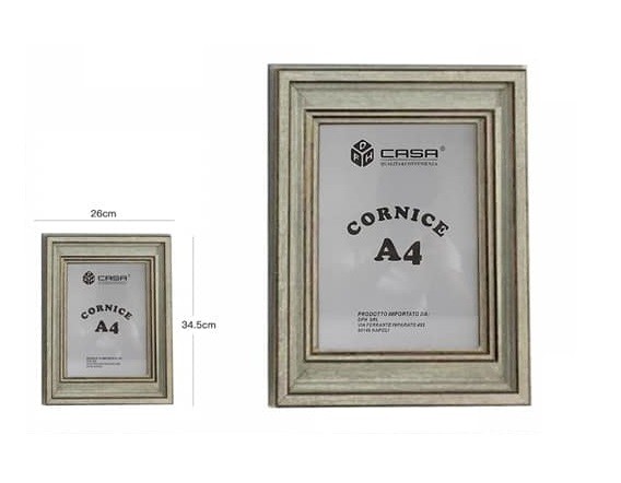 Cornice Per Foto Quadri Tele Dimensioni A4 20x30cm Modello 59887 dfh