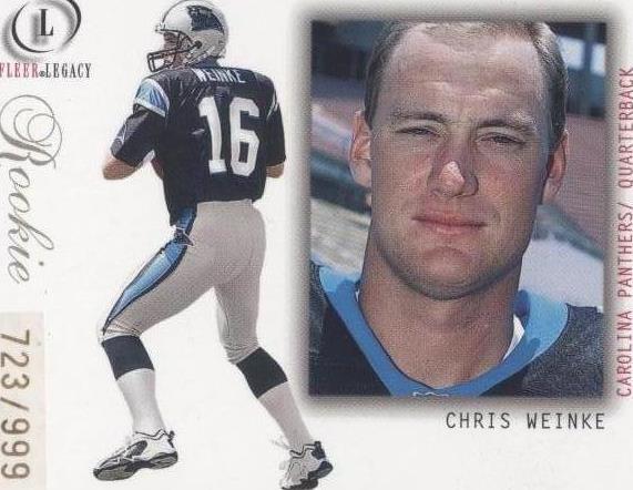 2001 Fleer Legacy Chris Weinke #117
