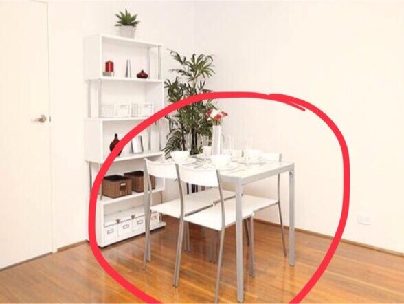 Glass Top Dining Table and 4 Chairs Plus Matching Coffee Table | Dining