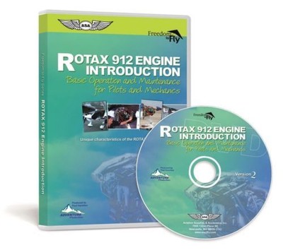 ROTAX 912 ENGINE INTRODUCTION DVD by ASA Version 2, p/n F2F-ROTAX-2