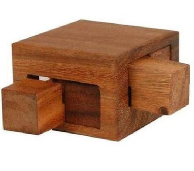 Tricky Drawers Box - Wooden Brain Teaser Puzzle