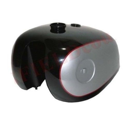 BSA Goldstar A7 A10 Black & Silver 4 Gal Petrol Fuel Tank With 3" Monogram  