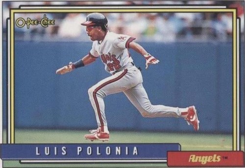 1992 O-Pee-Chee - Luis Polonia #37