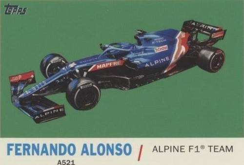 2021 Topps Formula 1 - Fernando Alonso #T61-FA