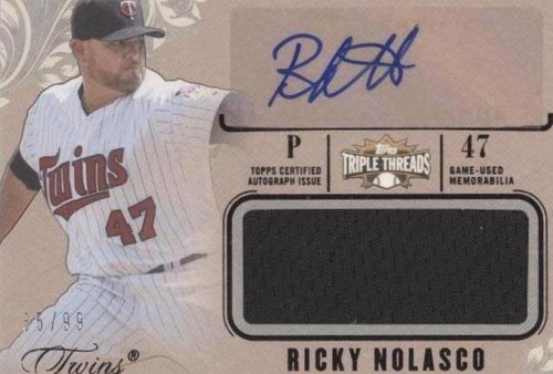 2014 Topps Triple Threads - Ricky Nolasco #UAJR-RN