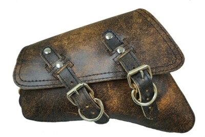 HARLEY RUSTIC BROWN LEFT SIDE SADDLEBAG SPORTSTER XL 2004 &UP LAROSA