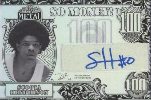 2021-22 Leaf Metal - Scoot Henderson #SM-SH1