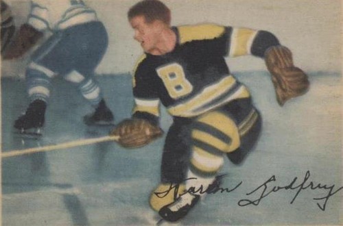 1953-54 Parkhurst - Warren Godfrey #95