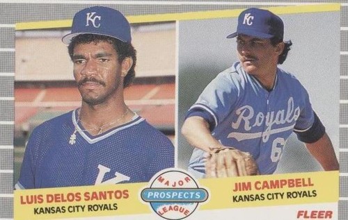 1989 Fleer - Jim Campbell Luis De Los Santos #646