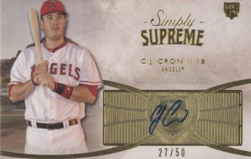 2014 Topps Supreme - C.J. Cron #SSU-CC