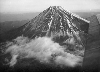 The Dormant Volcano Mount Fuji In Japan 1956 Old Photo