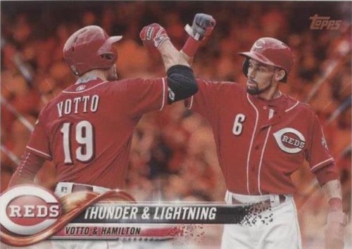 2018 Topps Mini - Billy Hamilton Joey Votto #US87