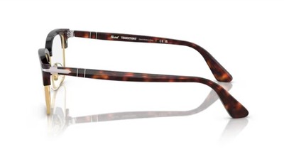 Pre-owned Persol Men's P03327s 24/gj 54mm Rectangular Photochromic Sunglasses In Transition 8 Green