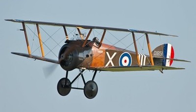 Sopwith Camel F-1 F1 WW1 Desk Wood Airplane New Replica Model Small Scale 1/32