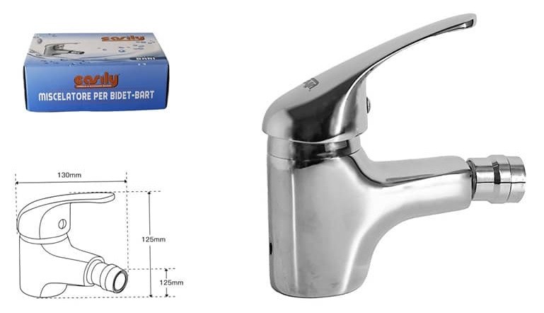 Miscelatore Rubinetto Monocomando Per Bidet Bidè Bagno Bari dfh