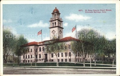 Colorado Springs El Paso County Court House Flag