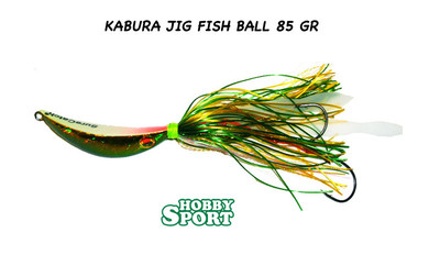 KABURA JIG SURE CATCH FISH BALL 85 GR VERDE ESCA METALLICA PESCA MARE