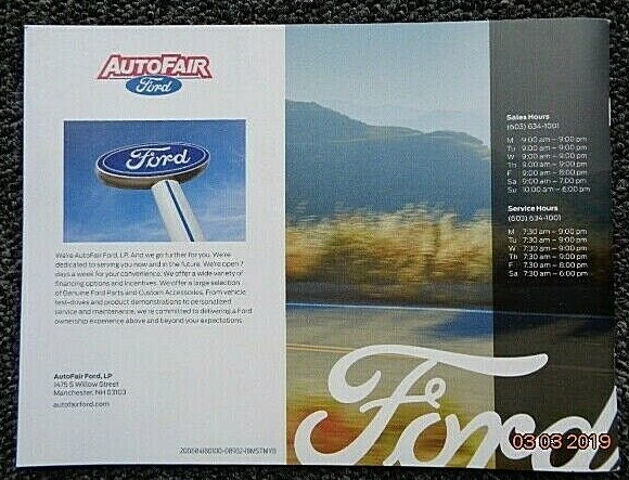 2018 FORD MUSTANG 40-page Original Sales Brochure   -Brand Condition-