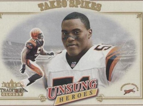 2001 Fleer Tradition Glossy Takeo Spikes #312