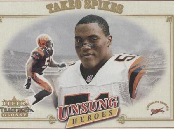 2001 Fleer Tradition Glossy Takeo Spikes #312
