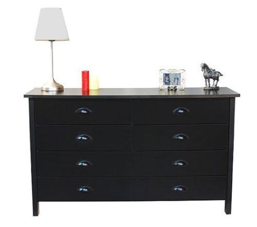 modern 4 drawer dresser room essentialstm Modern 4 Drawer Dresser Black/White