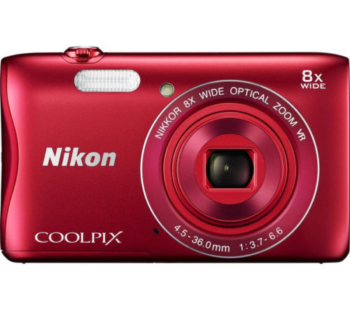 Nikon COOLPIX A100 レッド COOLPIX ニコン コンデジ Nikon A100 レッド 中古 新品SDカード