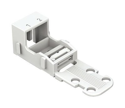 WAGO - 2-Way Mounting Carrier, 4mm, White
