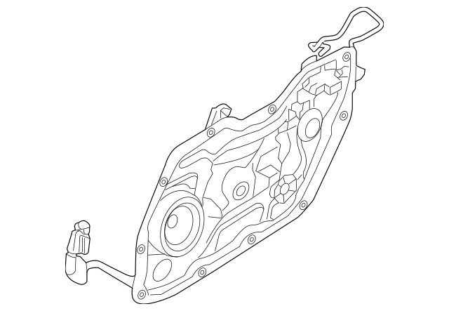 2011-2013 Hyundai Elantra OEM Front Passenger Door Window Regulator 82481-3X310