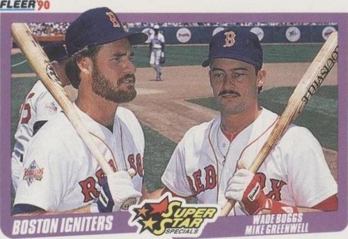 1990 Fleer - Mike Greenwell Wade Boggs #632