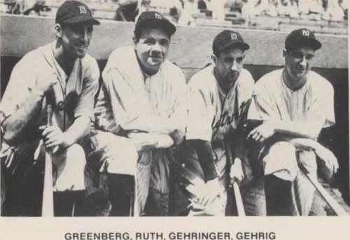 1977-84 TCMA Renata Galasso - Babe Ruth Charlie Gehringer Hank Greenberg #90