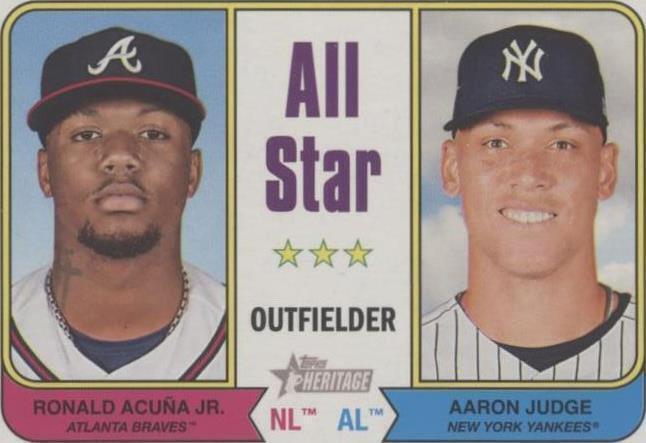 2023 Topps Heritage - Aaron Judge Ronald Acuña Jr. #336