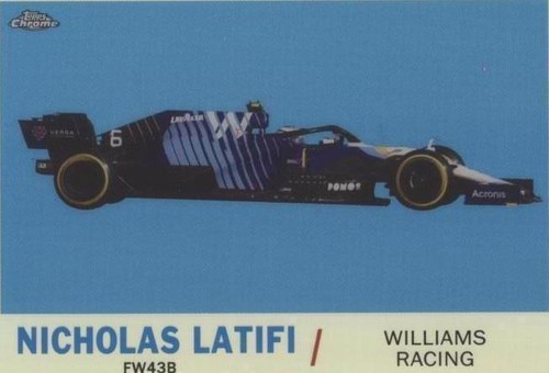 2021 Topps Chrome Formula 1 - Nicholas Latifi #T61-NL