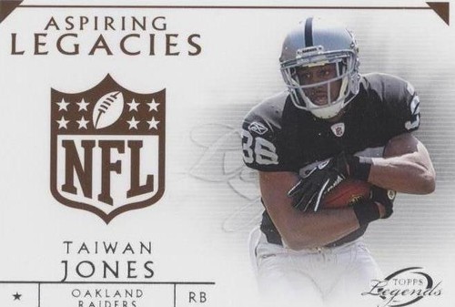 2011 Topps Gridiron Legends Taiwan Jones #AL-TJ