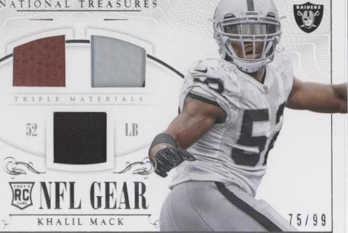 2014 Panini National Treasures Khalil Mack #RGD-KM