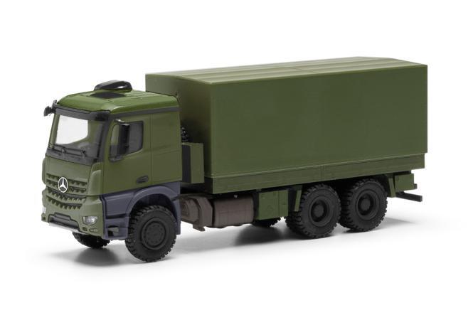 Herpa Military Lkw Mb Mb Arocs 6x6 Pr/Pl Undekoriert 747165