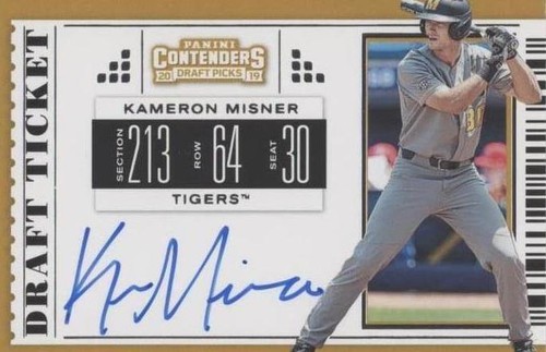 2019 Panini Contenders Draft Picks - Kameron Misner #10
