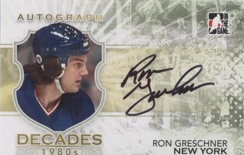 2010-11 In the Game Decades 1980s - Ron Greschner #A-RG