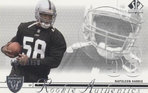 2002 SP Authentic Napoleon Harris #165